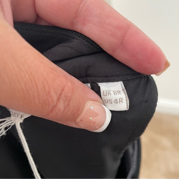 Boden Mini Shift Dress Women Size 4 Regular Black Above the Knee NWT - Picture 11 of 16